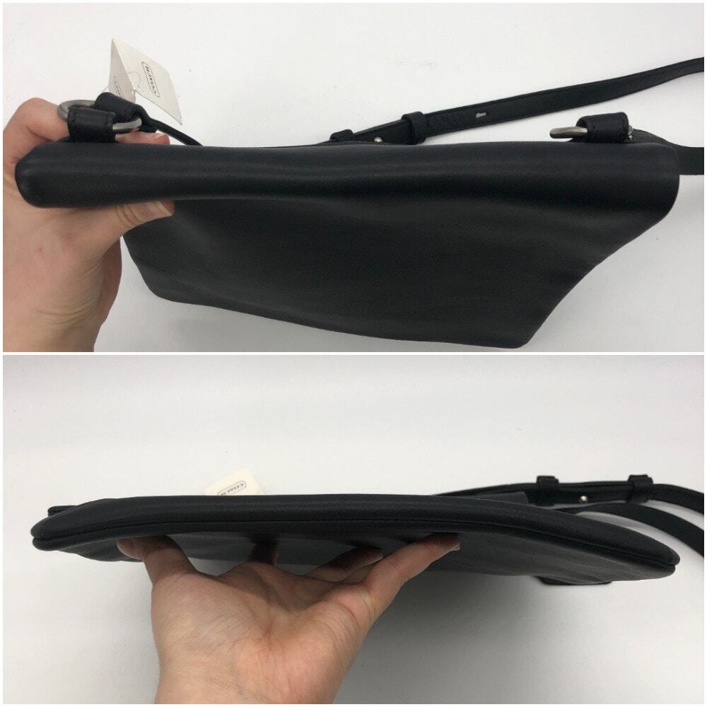 NEW Vintage Coach Chelsea Flat Hippie Bag 9458 Black 2000 Costa Rica - Picture 5 of 10